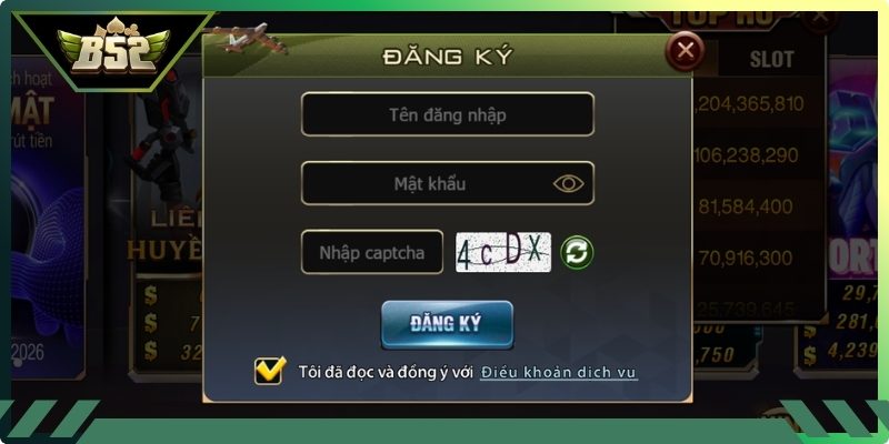 Xác nhận điều khoản đăng ký