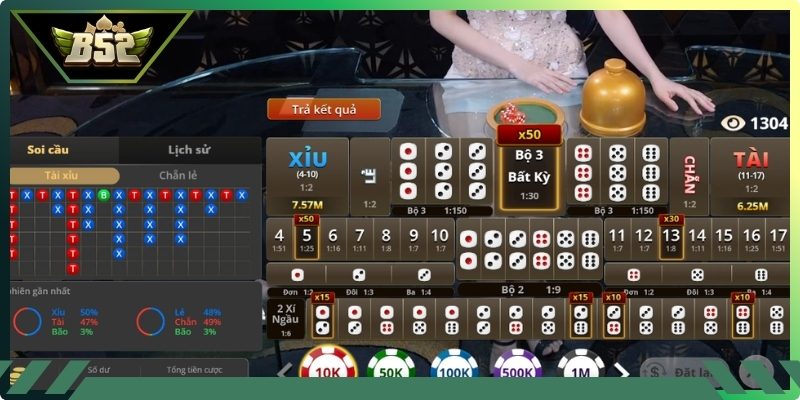 Các cửa trong SicBo Big Win