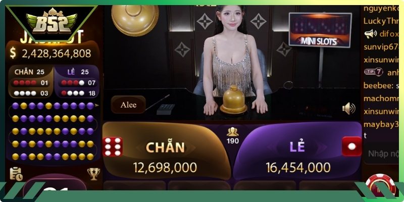 Cửa cược Xóc đĩa Jackpot phổ biến